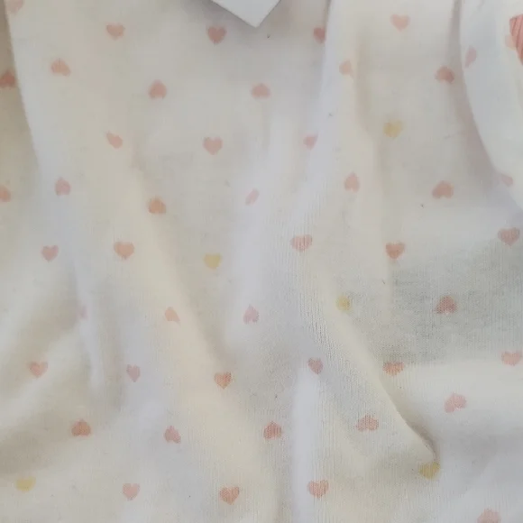 GAP Pink and White Matching Set Bodysuit Long Sleeves - Picture 3 of 16